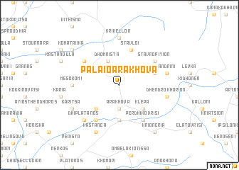 map of Palaioarákhova