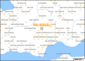 map of Palaiógoli