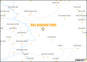 map of Palaiókastron