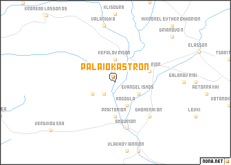 map of Palaiókastron