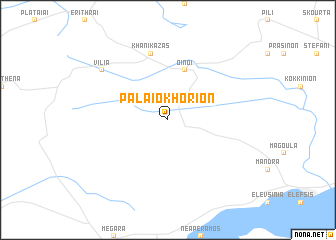 map of Palaiokhórion