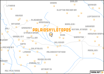 map of Palaiós Mylótopos