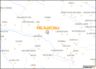 map of Palajuchuj