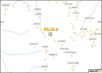 map of Palala