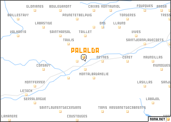 map of Palalda