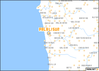 map of Palali Sur