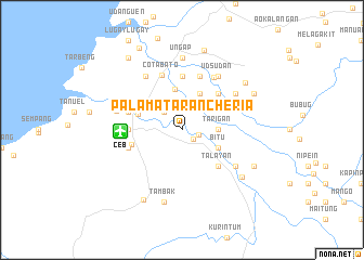 map of Palamata Rancheria