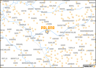 map of Palāna