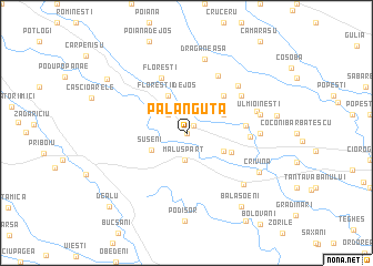 map of Pălănguţa