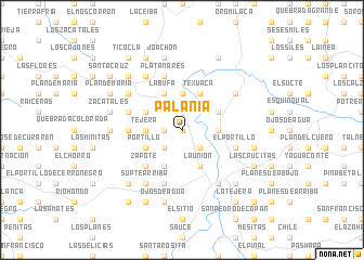 map of Palania