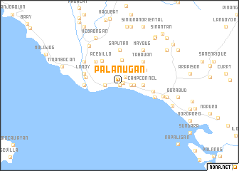 map of Palañugan