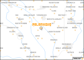 map of Palárikovo
