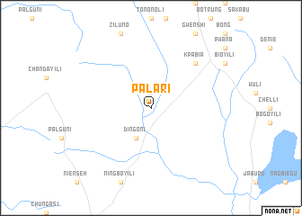 map of Palari