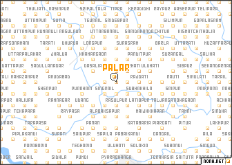 map of Pālār