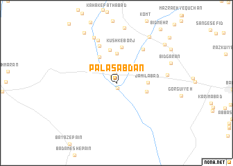 map of Palās Ābdān