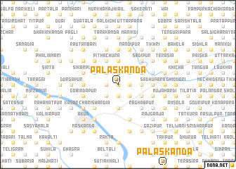 map of Palāskānda