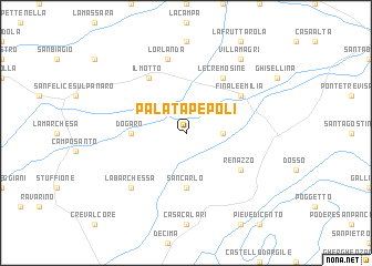 map of Palata Pepoli