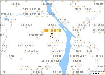 map of Palaung