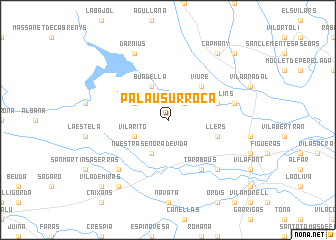 map of Palau-Surroca