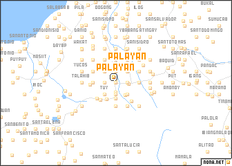 map of Palayan