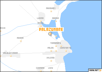 map of Palazu Mare