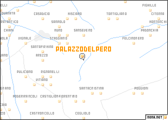 map of Palazzo del Pero