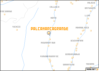 map of Palca Marca Grande