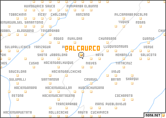 map of Palcaurco