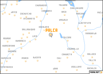 map of Palca