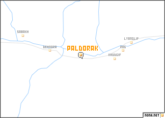 map of Palʼdorak