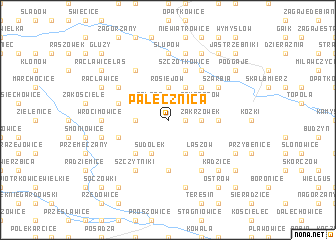 map of Pałecznica