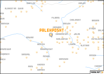 map of Paleh Posht