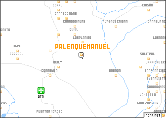 map of Palenque Manuel