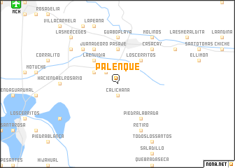 map of Palenque