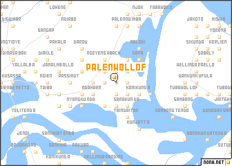 map of Palen Wollof