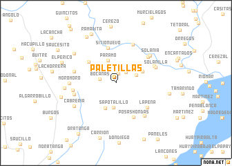 map of Paletillas