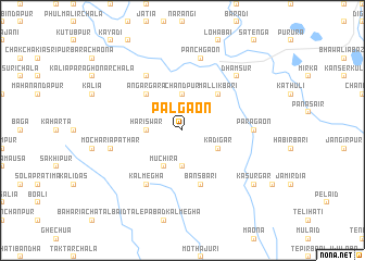 map of Pālgaon