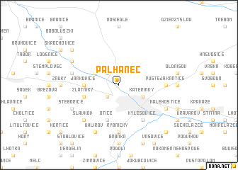 map of Palhanec