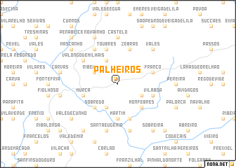 map of Palheiros