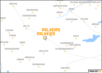 map of Palheiro