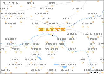 map of Paliwodzizna
