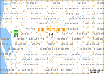 map of Paliyatiyana