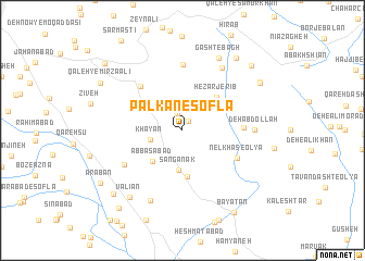 map of Palkān-e Soflá