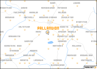 map of Pallándion