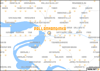 map of Pallan Mandinka