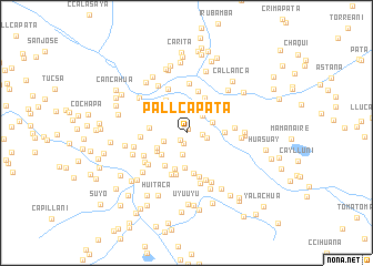 map of Pallca Pata