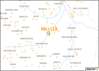 map of Pallcca
