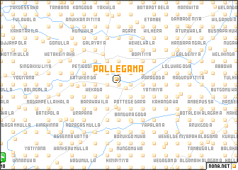 map of Pallegama