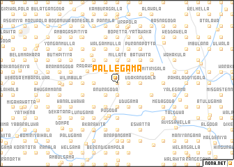 map of Pallegama