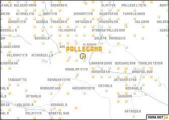 map of Pallegama